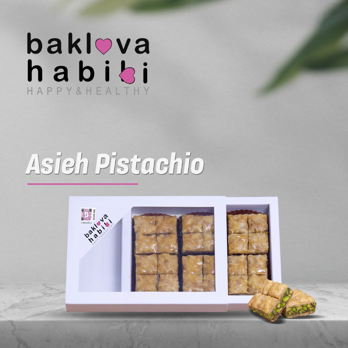Baklava Asseih Pistachio 6/p